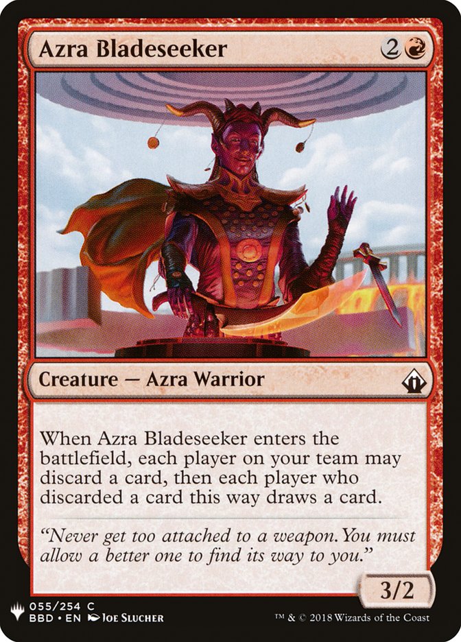 Azra Bladeseeker [Mystery Booster] Magic: The Gathering