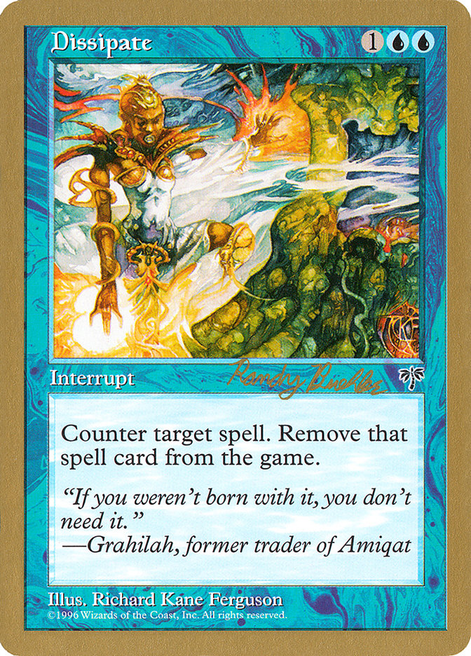 Dissipate (Randy Buehler) [World Championship Decks 1998] Magic: The Gathering