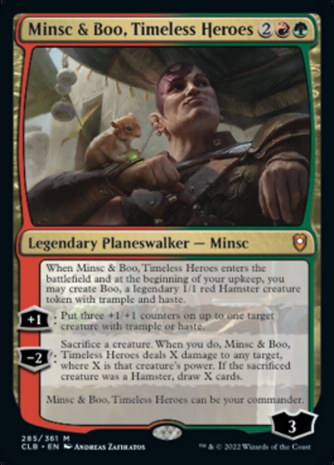 Minsc & Boo, Timeless Heroes [Commander Legends: Battle for Baldur's Gate] Magic: The Gathering