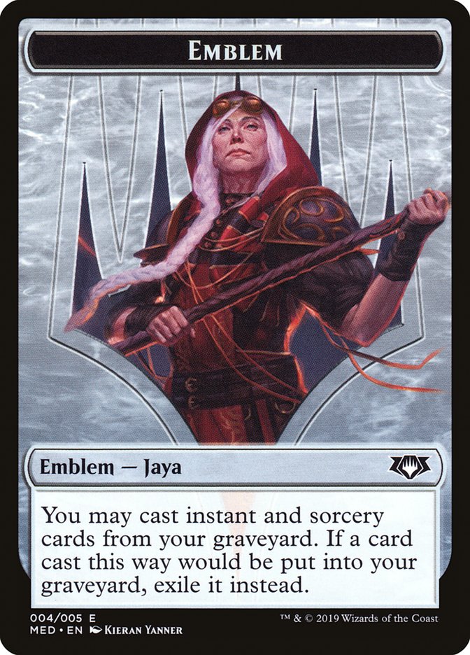 Jaya Ballard Emblem [Mythic Edition Tokens] Magic: The Gathering