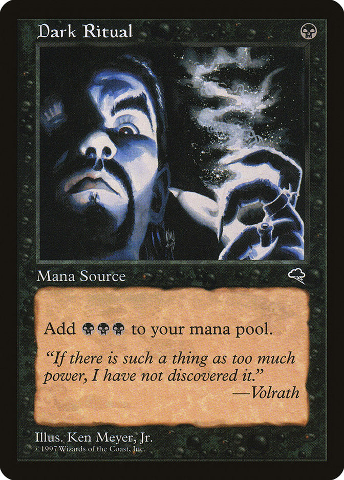 Dark Ritual [Tempest] Magic: The Gathering