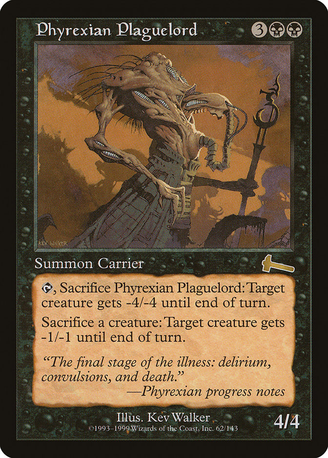 Phyrexian Plaguelord [Urza's Legacy] Magic: The Gathering