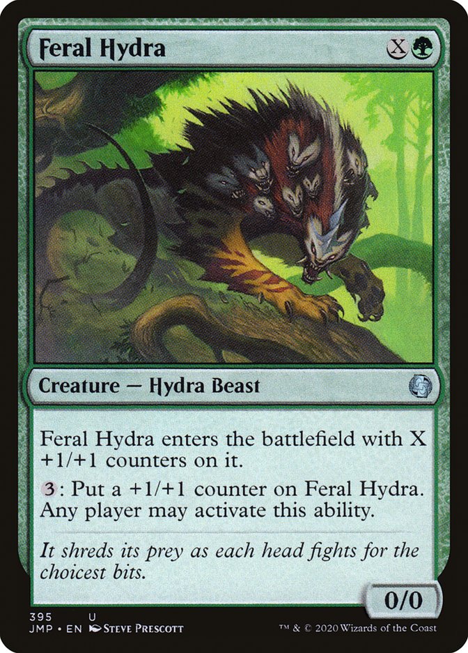 Feral Hydra [Jumpstart] Magic: The Gathering