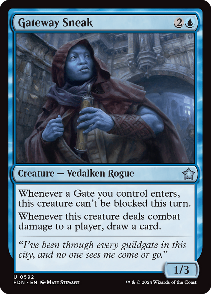 Gateway Sneak [Foundations] Magic: The Gathering