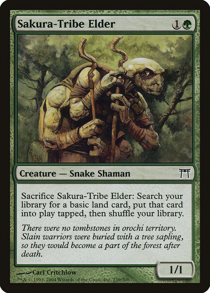 Sakura-Tribe Elder [Champions of Kamigawa] Magic: The Gathering