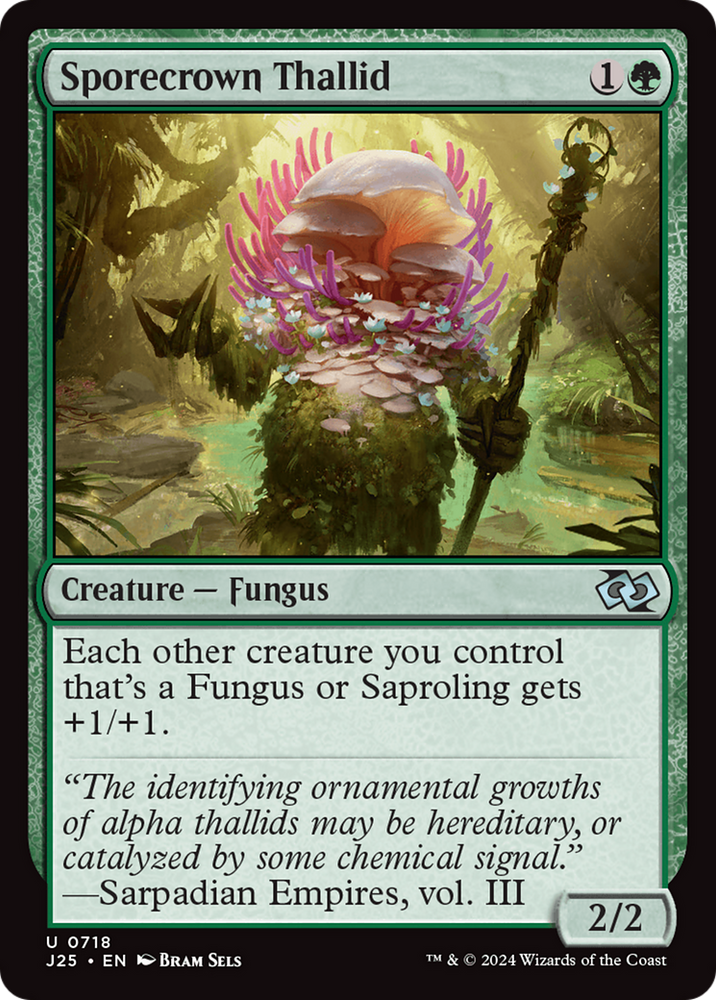Sporecrown Thallid [Foundations Jumpstart] Magic: The Gathering