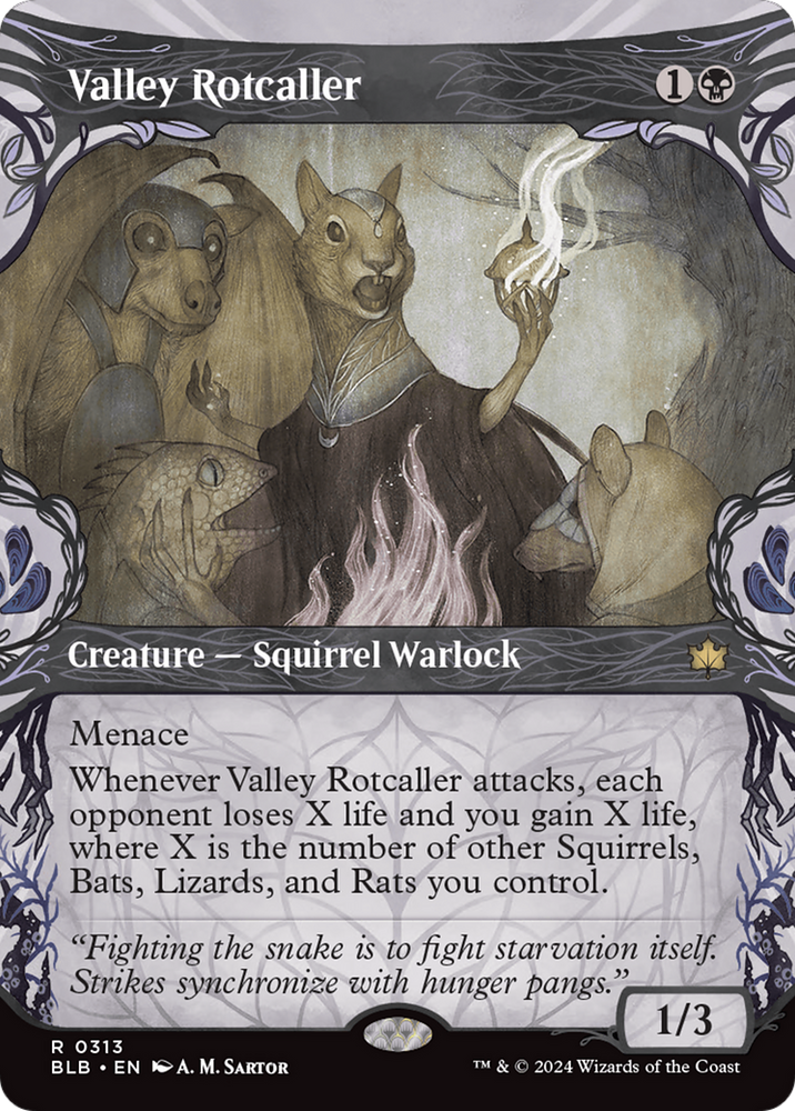 Valley Rotcaller (Showcase) [Bloomburrow] Magic: The Gathering