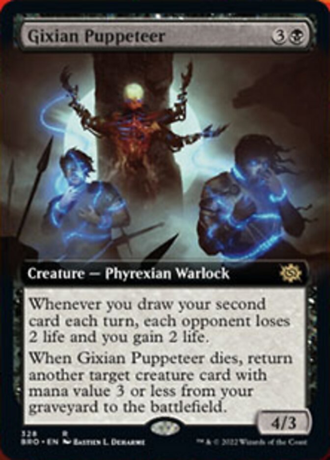 Gixian Puppeteer (Extended Art) [The Brothers' War] Magic: The Gathering
