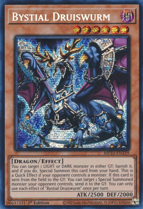 Bystial Druiswurm [MP23-EN159] Prismatic Secret Rare - Yugioh Cards For Your TCG Needs!
