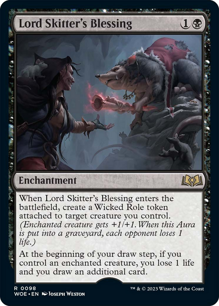 Lord Skitter's Blessing [Wilds of Eldraine] Magic: The Gathering