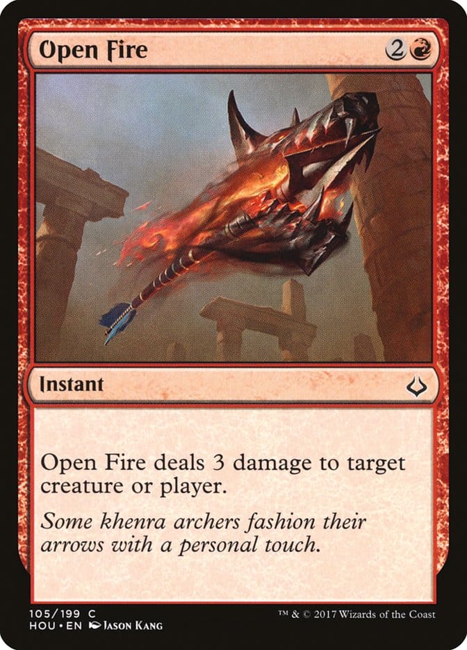 Open Fire [Hour of Devastation] Magic: The Gathering