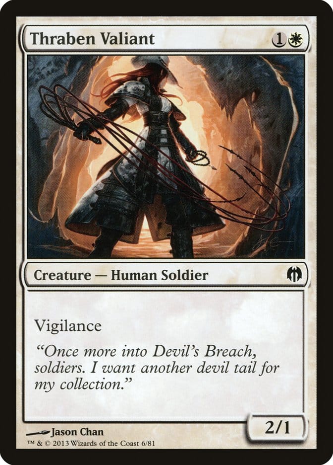 Thraben Valiant [Duel Decks: Heroes vs. Monsters] Magic: The Gathering