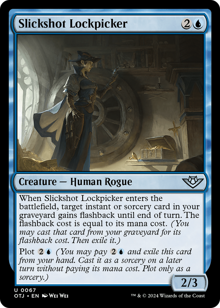 Slickshot Lockpicker [Outlaws of Thunder Junction] Magic: The Gathering