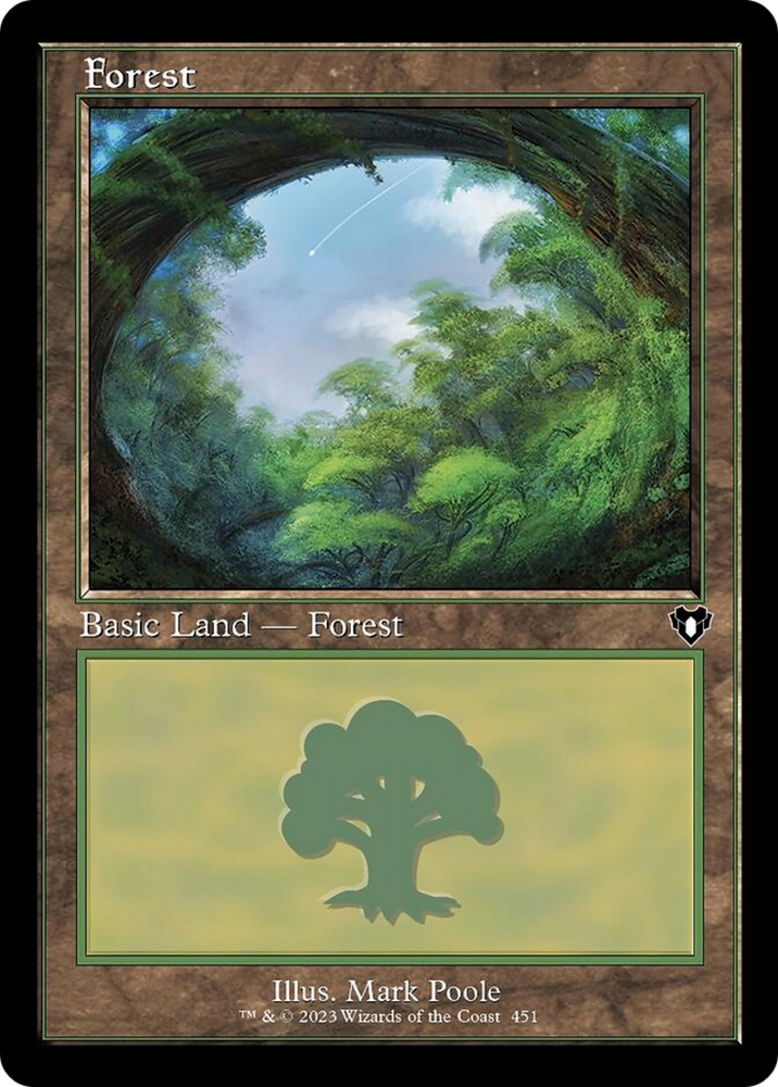 Forest (451) (Retro) [Commander Masters] Magic: The Gathering