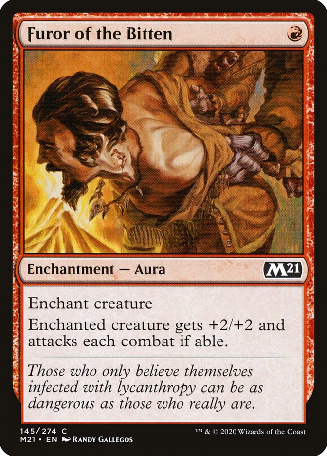 Furor of the Bitten [Core Set 2021] Magic: The Gathering