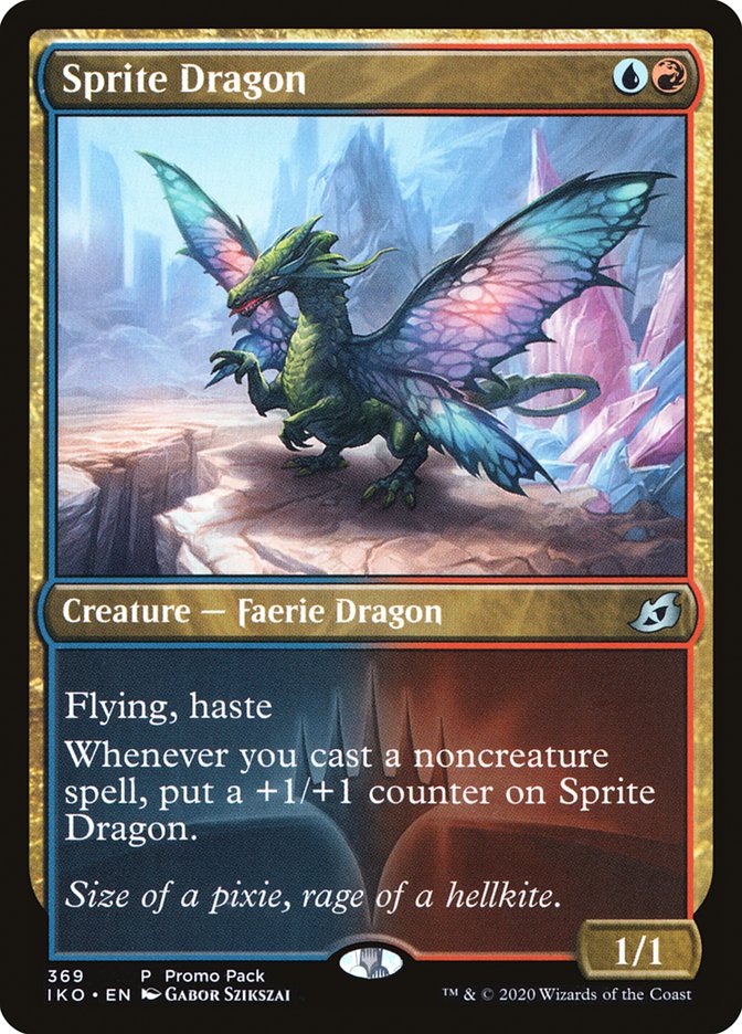Sprite Dragon (Promo Pack) [Ikoria: Lair of Behemoths Promos] Magic: The Gathering