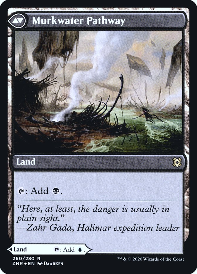Clearwater Pathway // Murkwater Pathway [Zendikar Rising Prerelease Promos] Magic: The Gathering