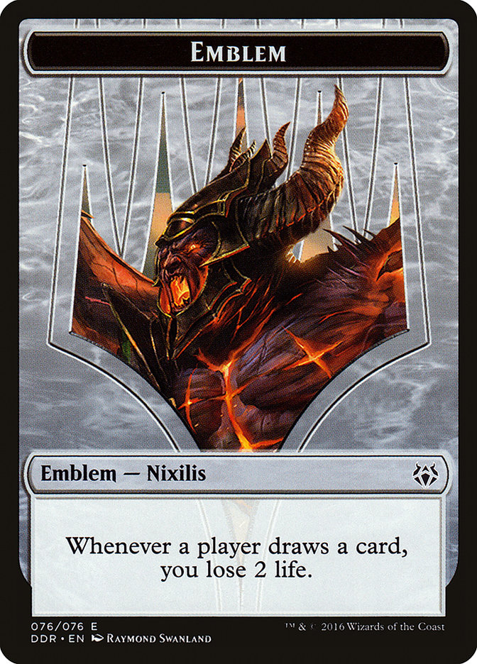 Ob Nixilis Reignited Emblem [Duel Decks: Nissa vs. Ob Nixilis] Magic: The Gathering