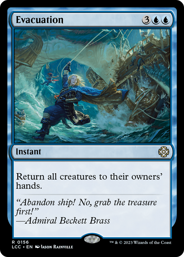 Evacuation [The Lost Caverns of Ixalan Commander] Magic: The Gathering