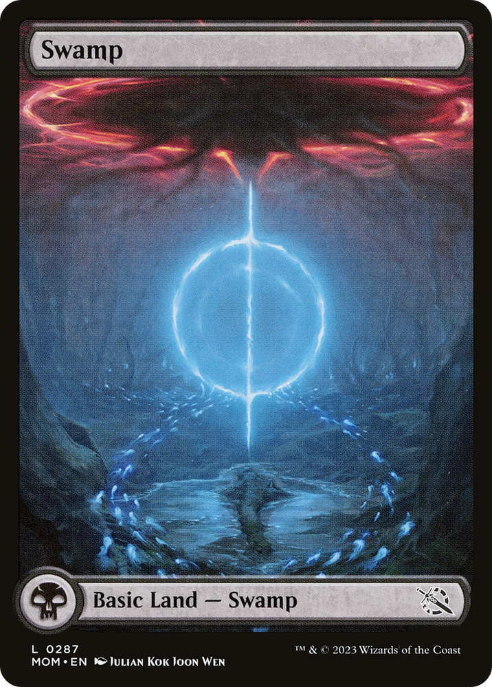 Swamp (287) [March of the Machine] Magic: The Gathering