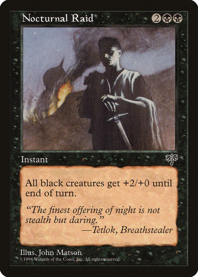 Nocturnal Raid [Mirage] Magic: The Gathering