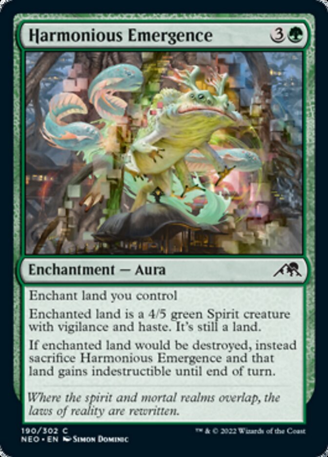 Harmonious Emergence [Kamigawa: Neon Dynasty] Magic: The Gathering