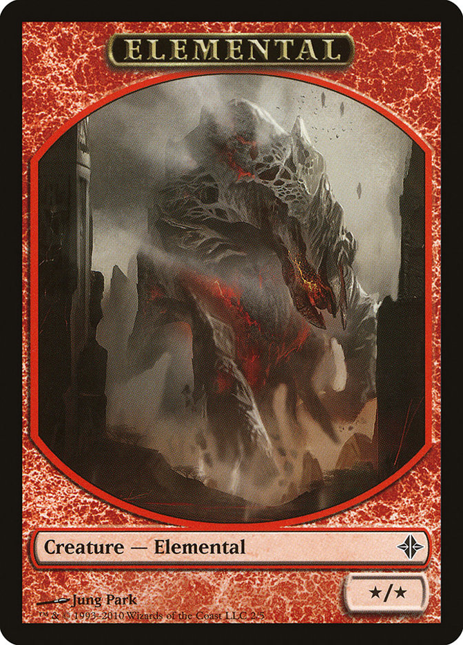 Elemental Token [Rise of the Eldrazi Tokens] Magic: The Gathering