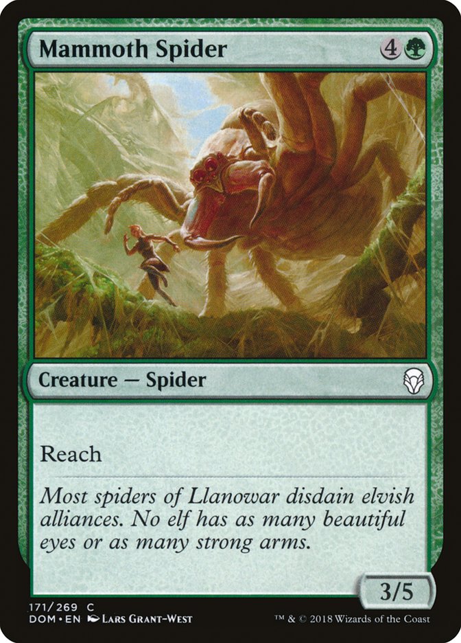 Mammoth Spider [Dominaria] Magic: The Gathering