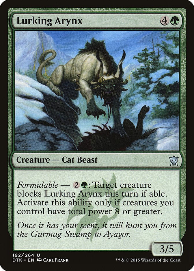 Lurking Arynx [Dragons of Tarkir] Magic: The Gathering