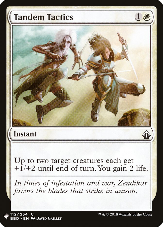 Tandem Tactics [Mystery Booster] Magic: The Gathering