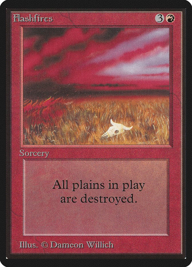 Flashfires [Beta Edition] Magic: The Gathering