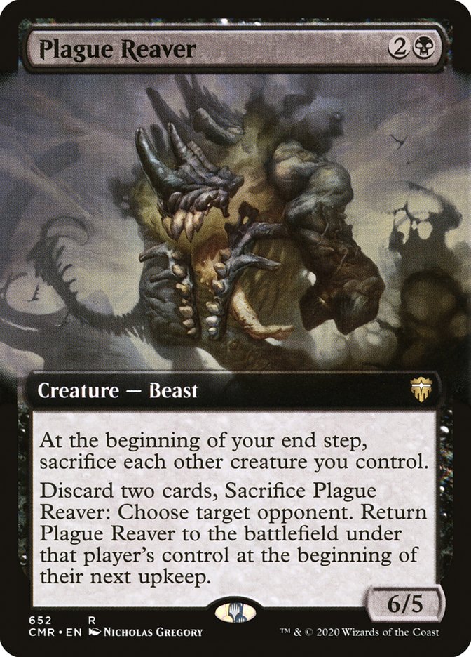 Plague Reaver (Extended Art) [Commander Legends] Magic: The Gathering