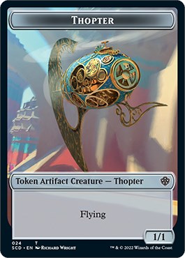 Cat Bird // Thopter Double-Sided Token [Starter Commander Decks] Magic: The Gathering