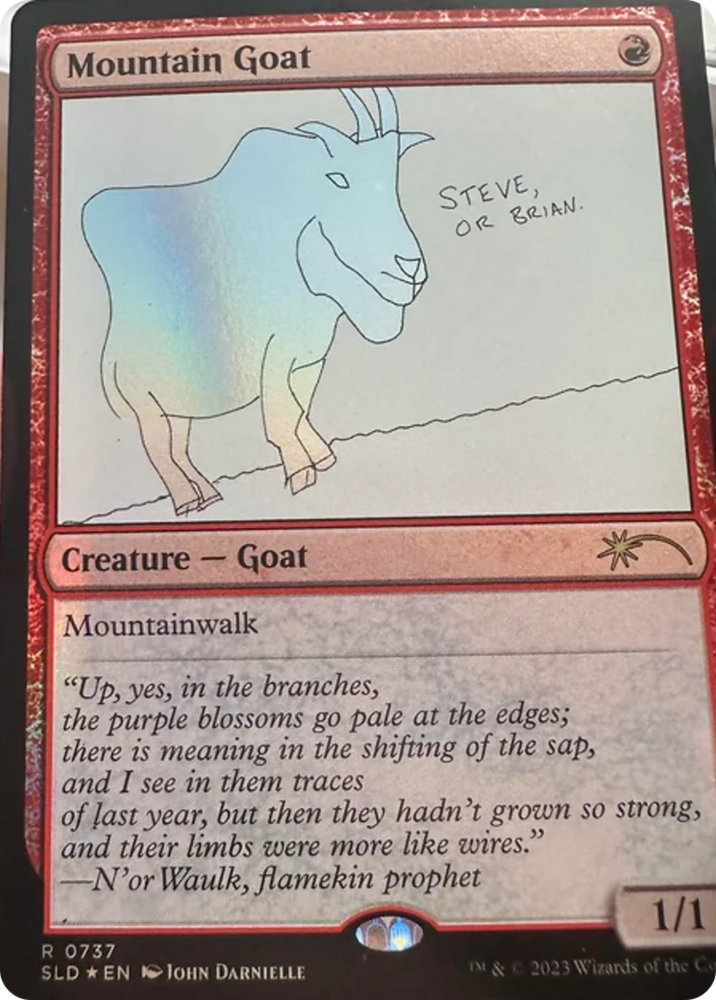 Mountain Goat [Secret Lair Drop Series] Magic: The Gathering