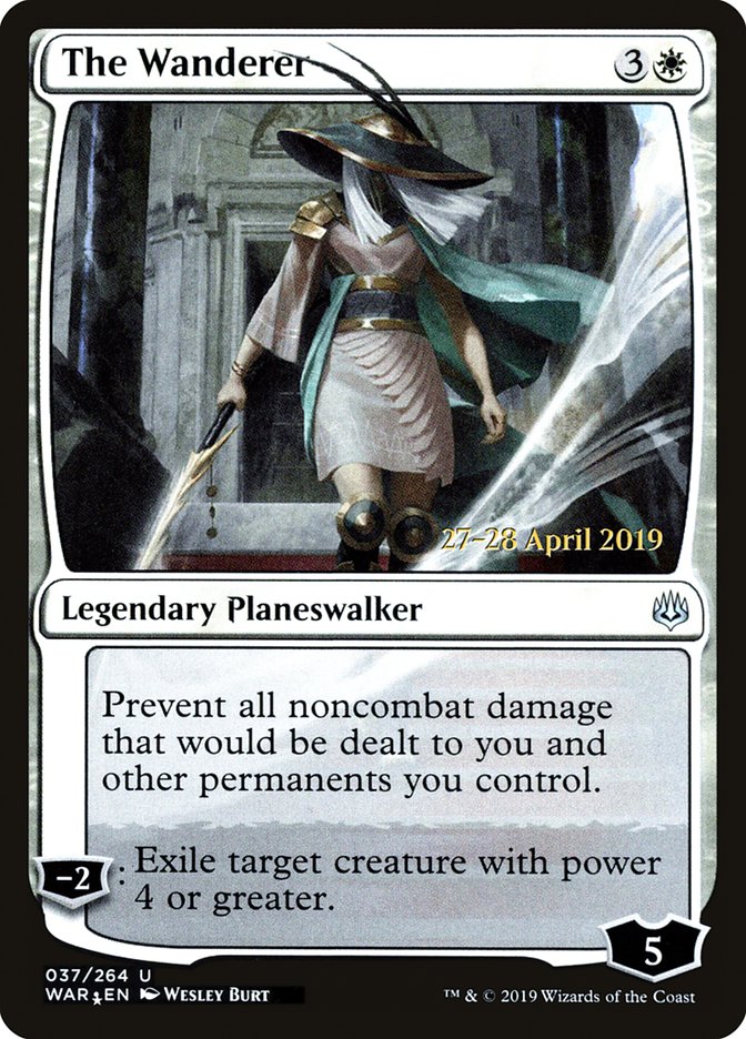 The Wanderer [War of the Spark Prerelease Promos] Magic: The Gathering
