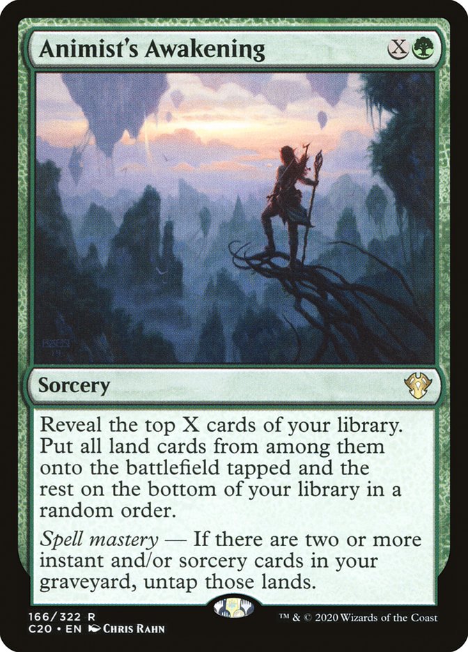Animist's Awakening [Commander 2020] Magic: The Gathering