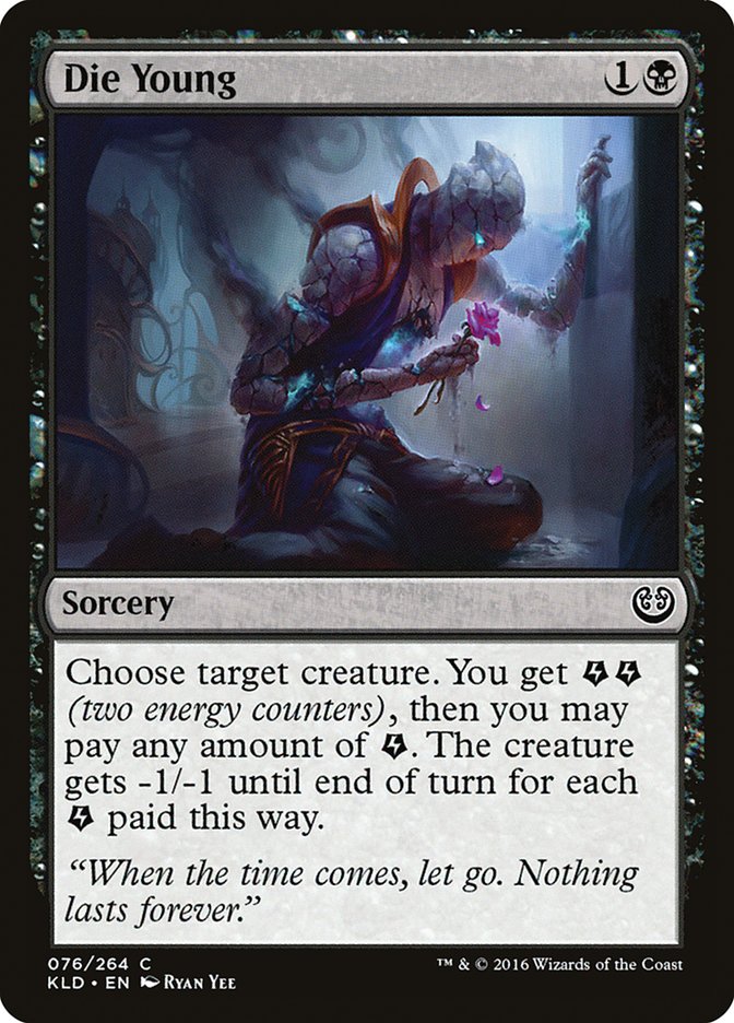 Die Young [Kaladesh] Magic: The Gathering