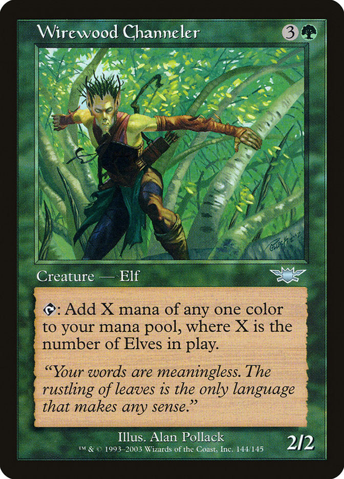 Wirewood Channeler [Legions] Magic: The Gathering