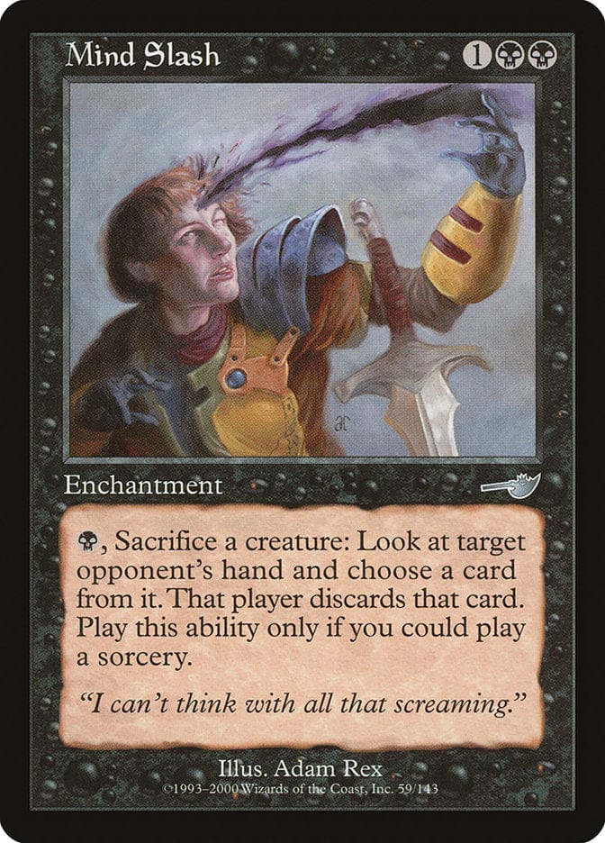 Mind Slash [Nemesis] Magic: The Gathering