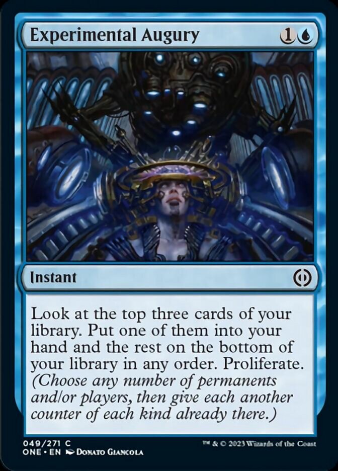Experimental Augury [Phyrexia: All Will Be One] Magic: The Gathering