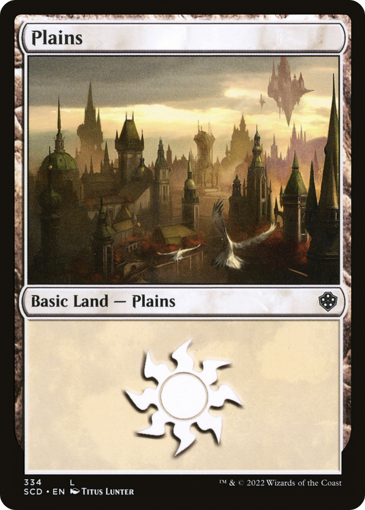 Plains (334) [Starter Commander Decks] Magic: The Gathering