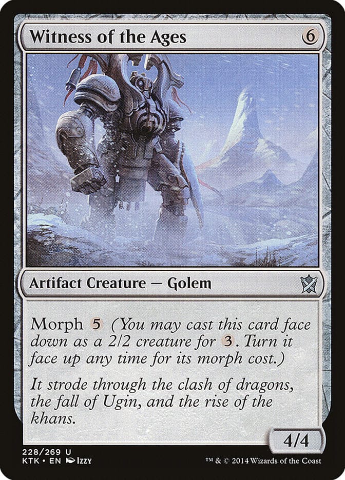 Witness of the Ages [Khans of Tarkir] Magic: The Gathering