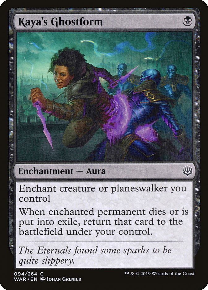 Kaya's Ghostform [War of the Spark] Magic: The Gathering
