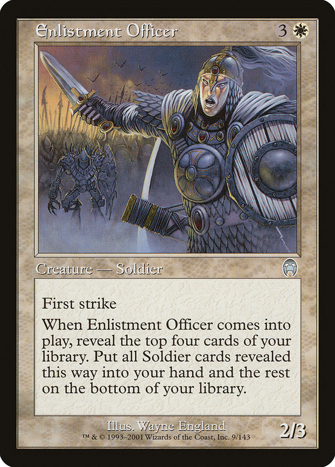 Enlistment Officer [Apocalypse] Magic: The Gathering