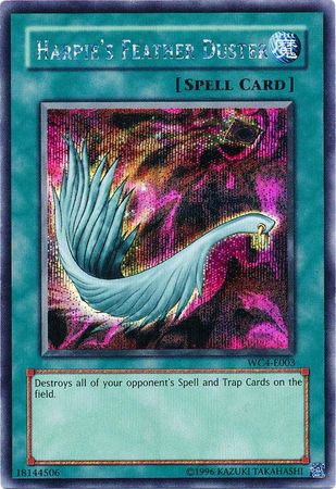 Harpie's Feather Duster [WC4-E003] Prismatic Secret Rare Yu-Gi-Oh!