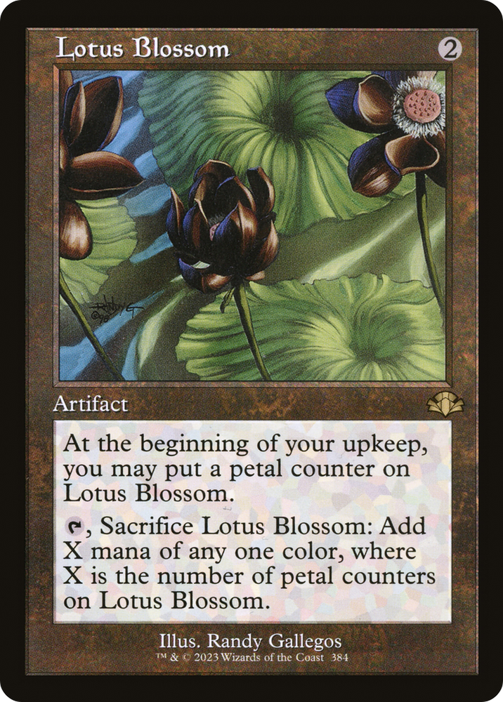 Lotus Blossom (Retro) [Dominaria Remastered] Magic: The Gathering