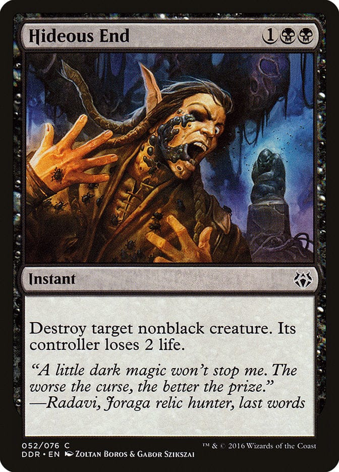 Hideous End [Duel Decks: Nissa vs. Ob Nixilis] Magic: The Gathering