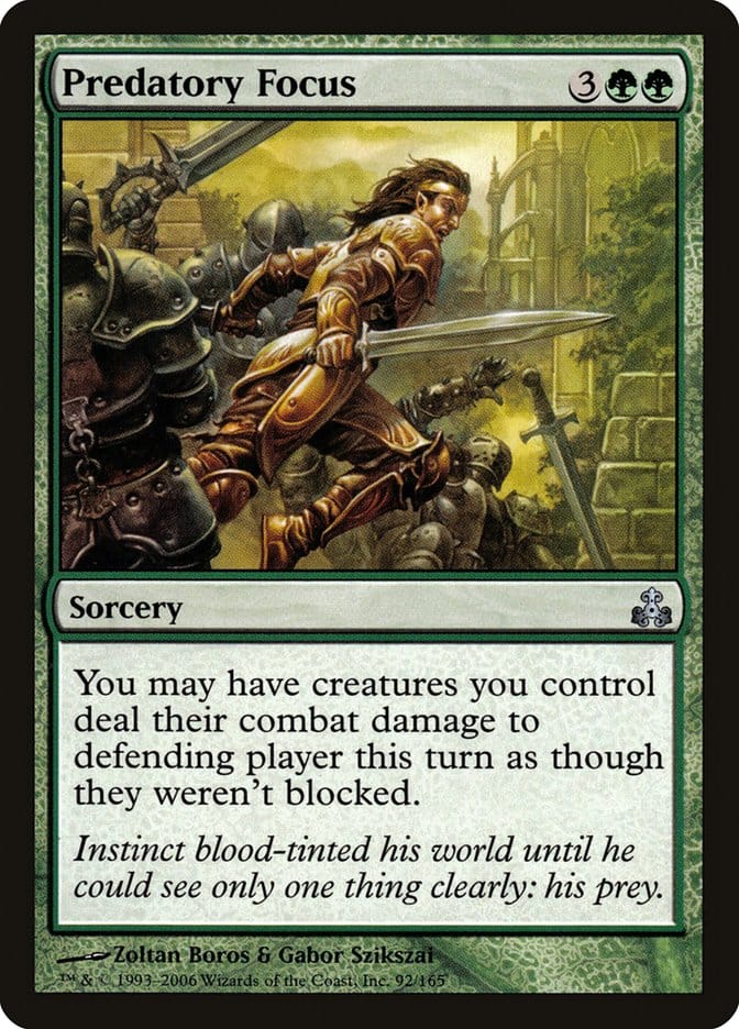 Predatory Focus [Guildpact] Magic: The Gathering