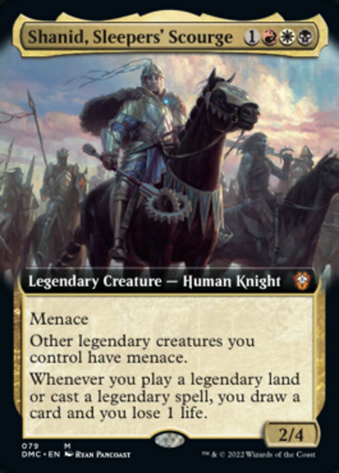 Shanid, Sleepers' Scourge (Extended Art) [Dominaria United Commander] Magic: The Gathering