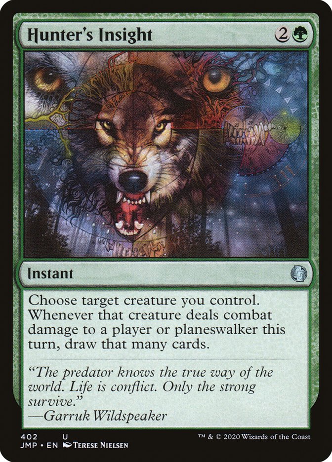 Hunter's Insight [Jumpstart] Magic: The Gathering